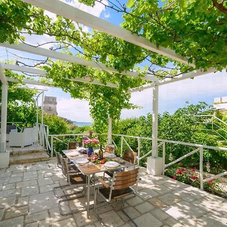 别墅 Sweet Trullo On The - Unique Seafront House With Private Patio And Direct 